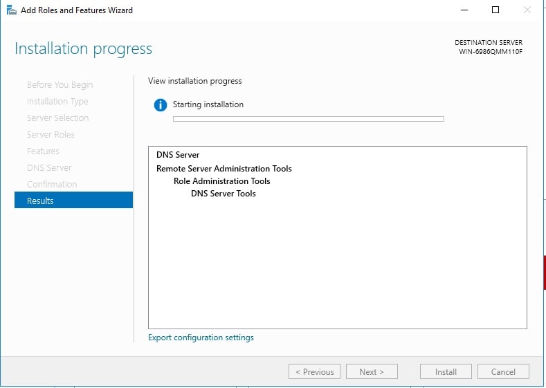 Screenshot: This asks your own server for the address of www.example.com. You should see the IP you ad