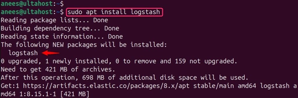 Installing Logstash