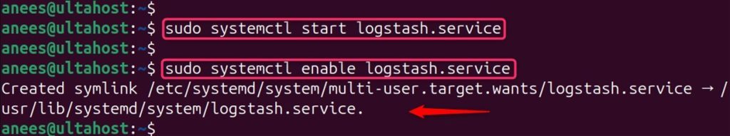 Starting Logstash