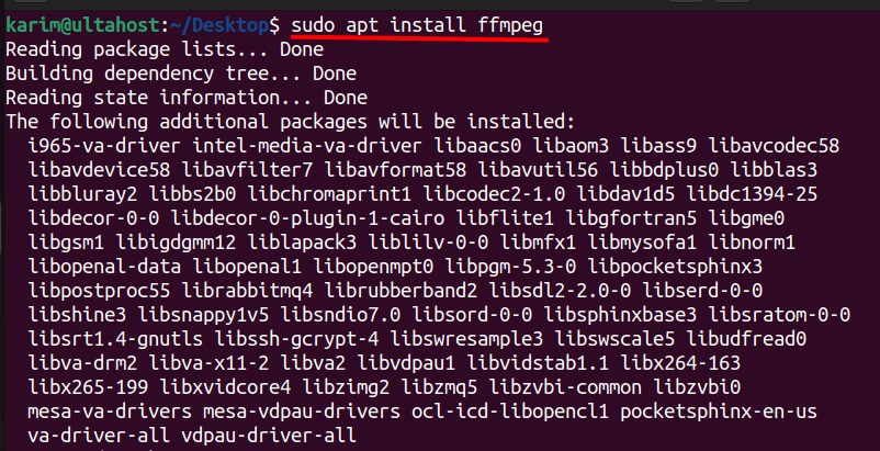 Installing FFmpeg