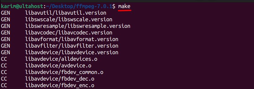 Compiling FFmpeg