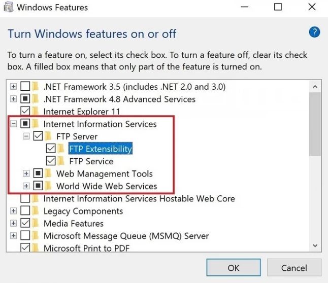 Windows Features
