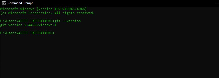 The Git version