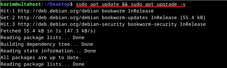 Updating the system