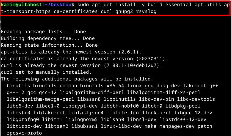 Installing the required packages