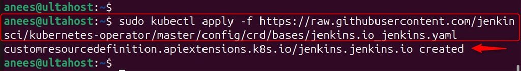 Creating the Jenkins operator resources