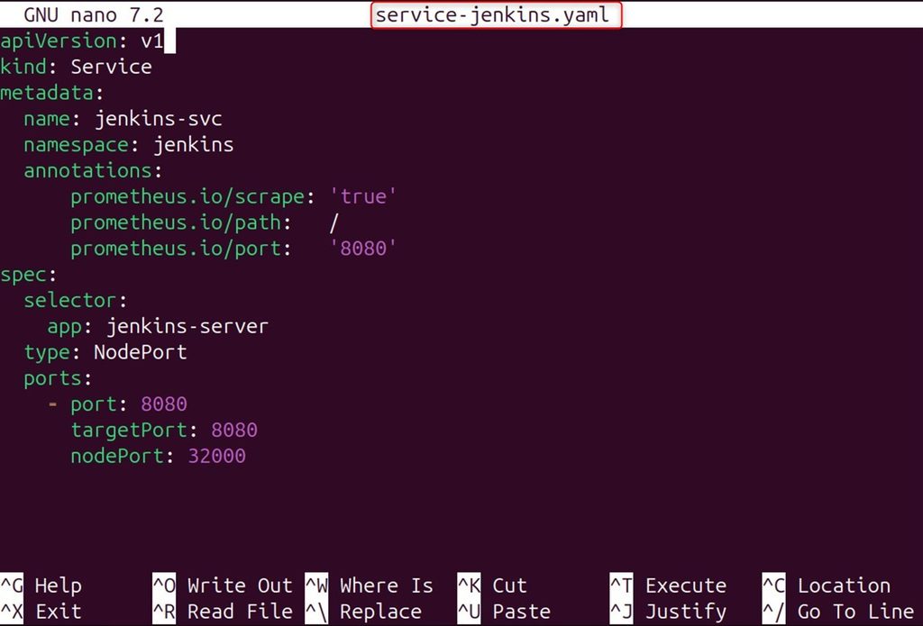 The service file
