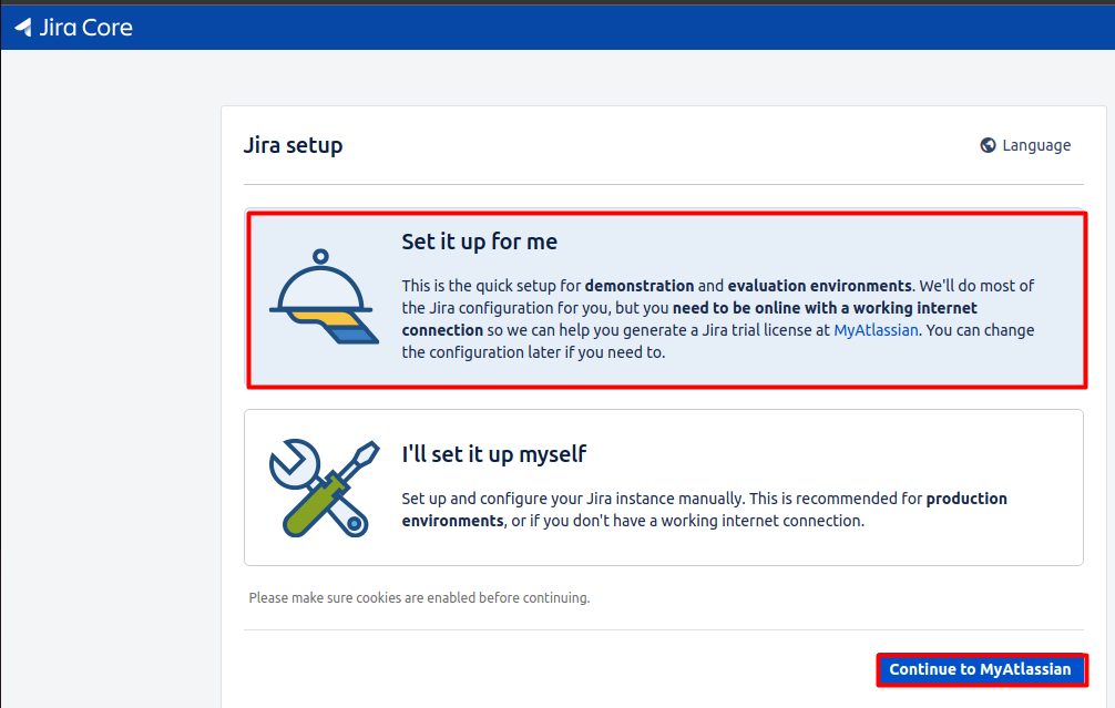 The Jira setup