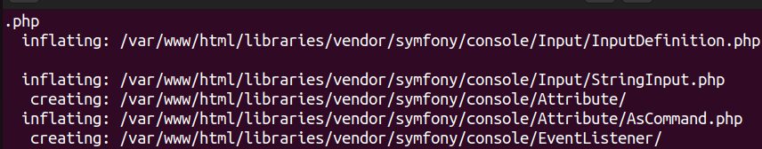 Unzipping Joomla