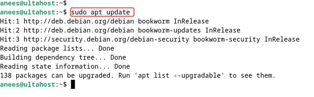 Updating the system
