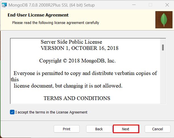 The license agreement