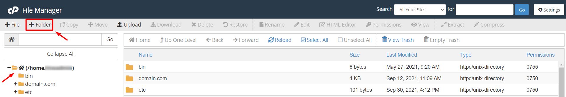 Screenshot: Open your Moodle address in a browser, such as yourdomain.com/moodle.