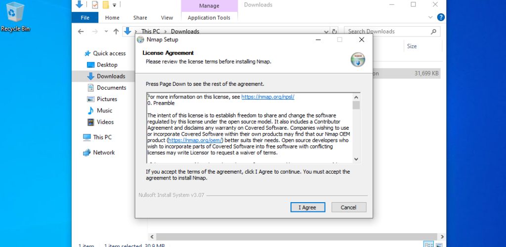 The Nmap license