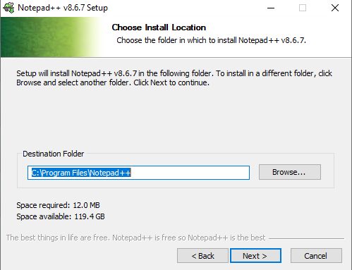 The installation directory