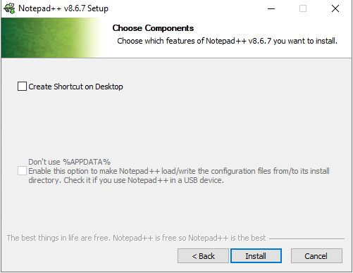 Creating a shortcut
