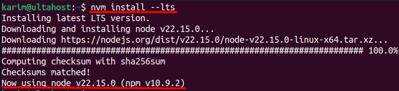 Installing the LTS version