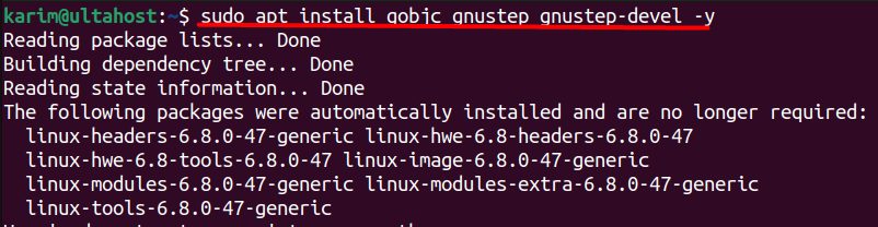 Installing gobjc and GNUstep