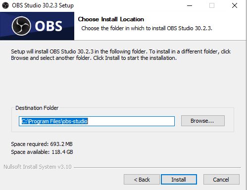 Choosing the OBS location