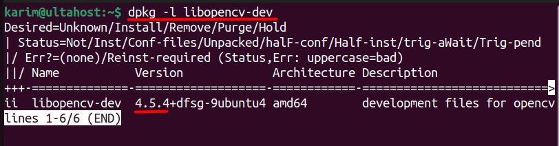 Verifying the installation