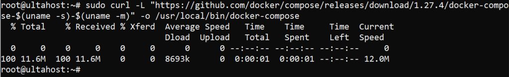 Downloading Docker Compose