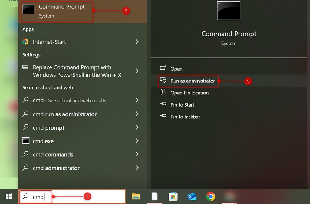 Opening Command Prompt