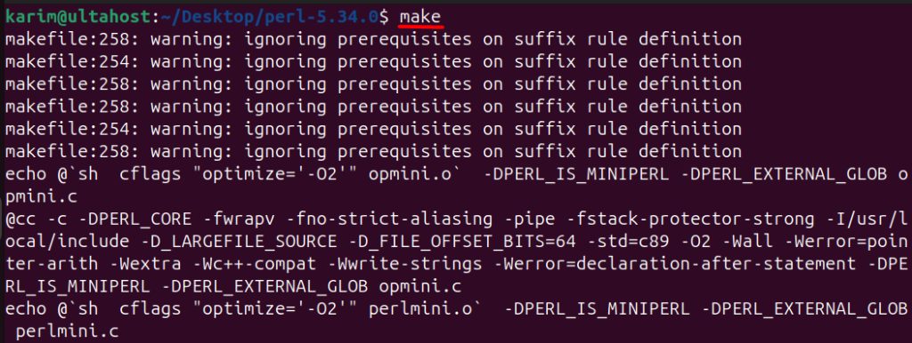 Compiling Perl
