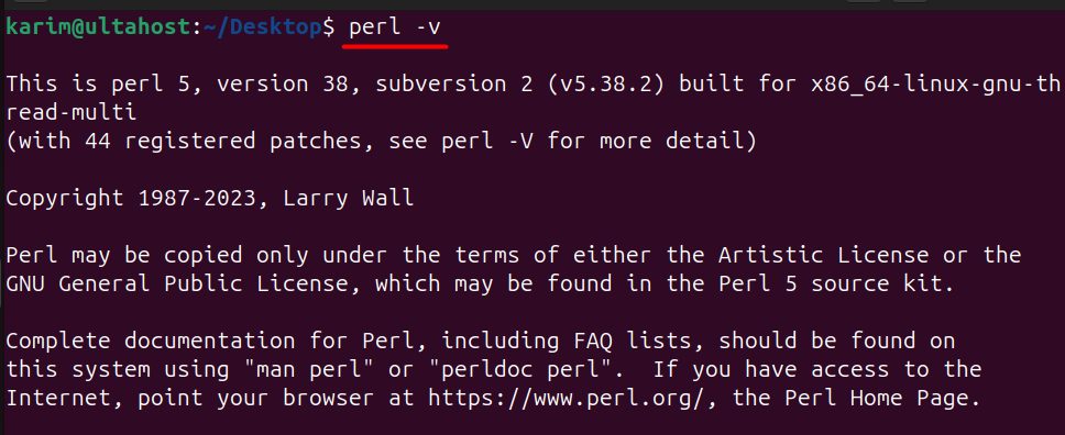 The Perl version