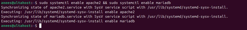 Enabling the services