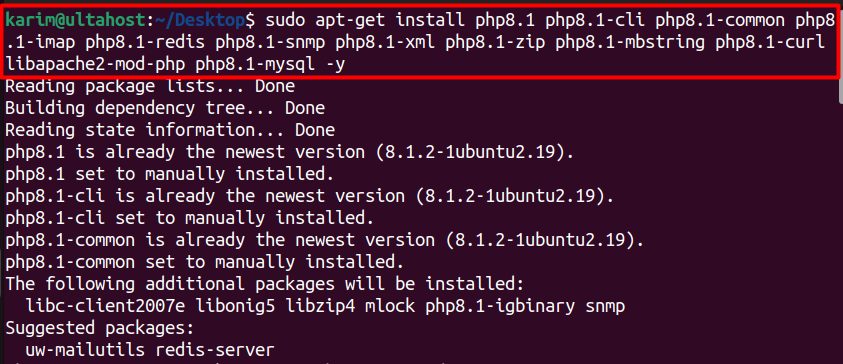 Installing PHP