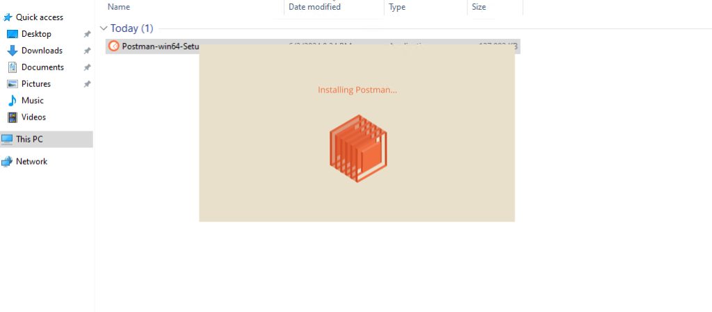 Installing Postman