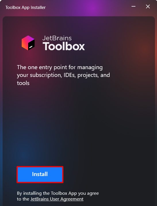 Installing the Toolbox App
