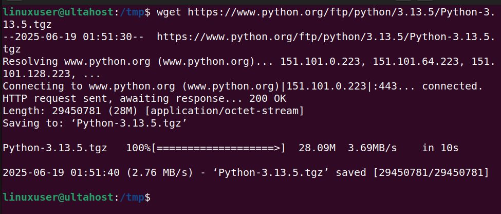 Downloading the source