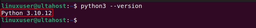 Checking the Python version