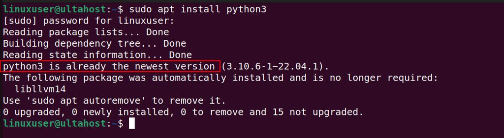 Installing Python 3