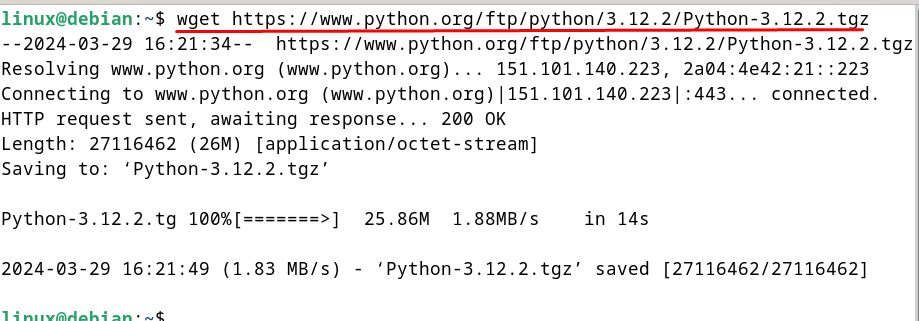 Downloading Python
