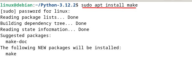 Installing make