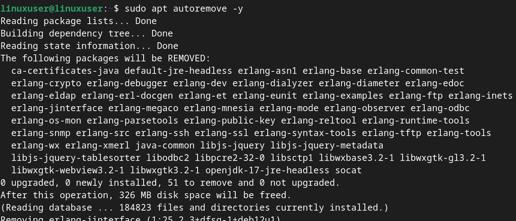 Removing the dependencies