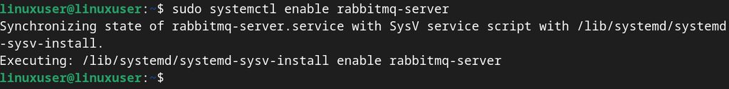 Enabling RabbitMQ