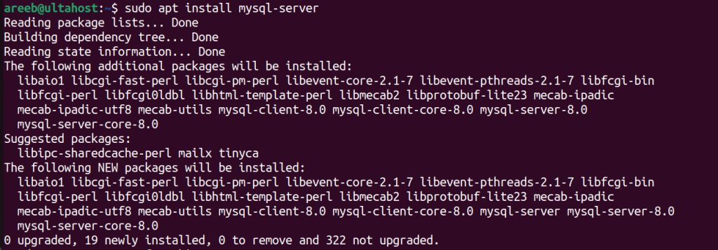 Installing MySQL