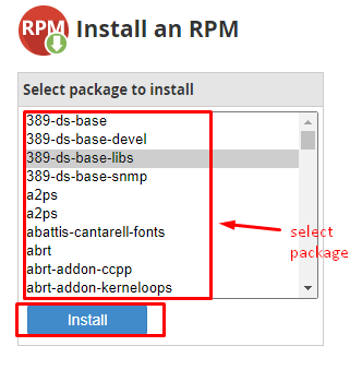 Screenshot: Check that it is there. rpm -qa | grep package This lists installed packages that match th
