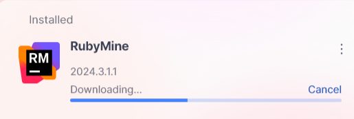 Downloading RubyMine
