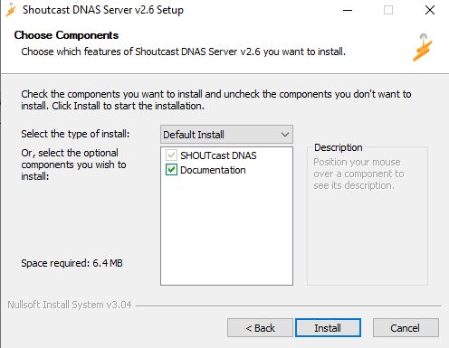 The SHOUTcast documentation