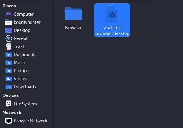 Starting Tor Browser