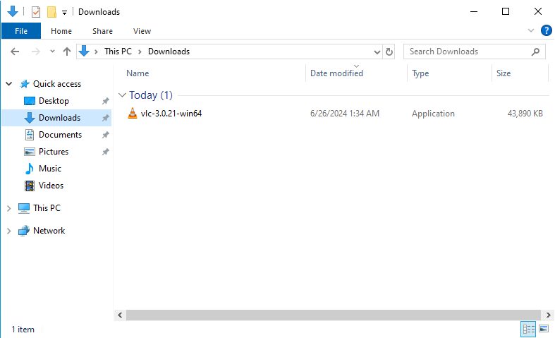 Downloading VLC