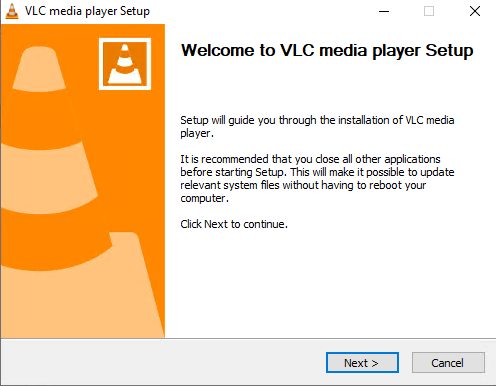 The VLC setup