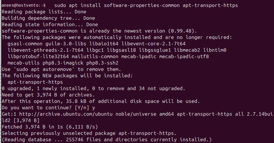 Installing the dependencies