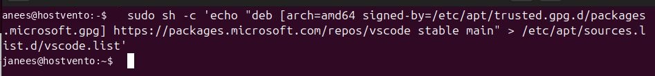 Adding the VS Code repository