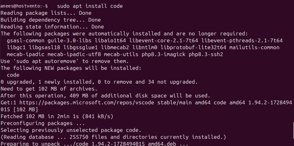 Installing VS Code