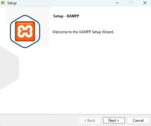 Running the XAMPP installer