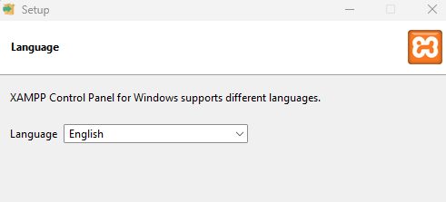 Selecting the language